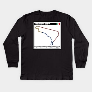 formula one circuit mexico city - formula one track - formula 1 track T-Shirt Hoodie T-Shirt Kids Long Sleeve T-Shirt